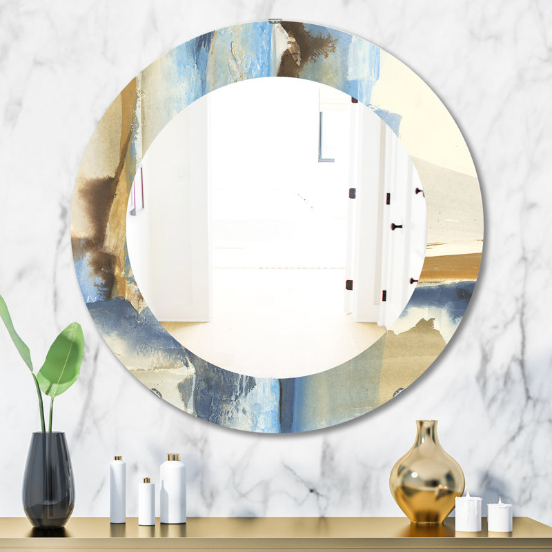 Miroir d'appoint River Run II, H 23,6 po x l 23,6 po