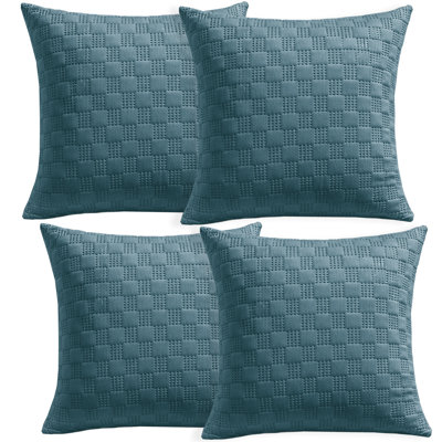 Aspire Homeware Embossed Square Velvet Cushion Covers
