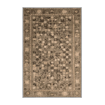 Tapis gris français lavable à la machine