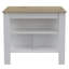 Îlot de cuisine, quatre pieds, trois tablettes-129164677-129164680