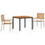 3 Piece Garden Dining Set Acacia-442601677