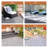 30 PCS Interlocking Deck Tiles Checker Pattern