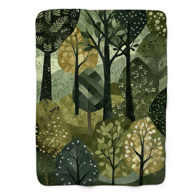 Jeté de forêt 1 pièce