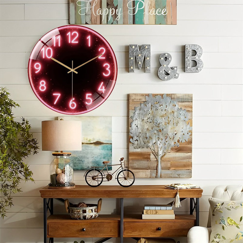 Horloge murale 12 po