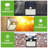 LED Solar Power Dusk to Dawn Outdoor Security Wall Pack with Motion Sensor (pack of 6)