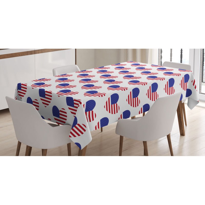 4Th of July Tablecloth, 84" L x 60" W
