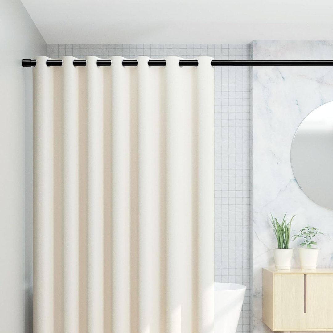 Curtain Poles, Extendable Curtain Poles, 103-190Cm Net Curtain Rod, Shower Curtain Pole