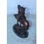 Reproduction de statue en bronze «Fin du sentier» par Remington de la collection Nifao 6 po x 3 po x H 9 po