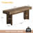 Wooden Entryway Bench, 47" Farmhouse Indoor End Of Bed Bench-432648831