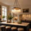 5‑Light Glass Pendant-842502315