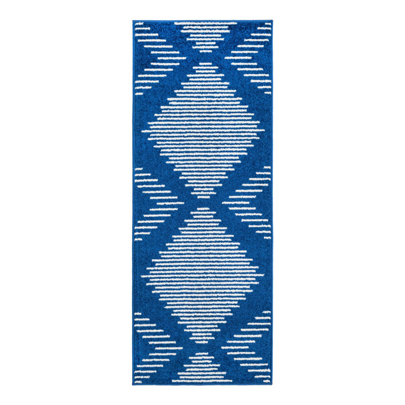 Geometric Indoor Rug, Runner 2' x 5'3"