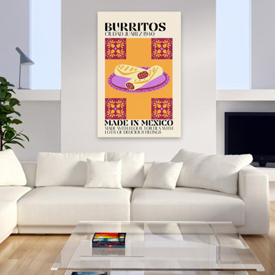 Burritos - Cuisine Design, Type Food Mexico Signs Art