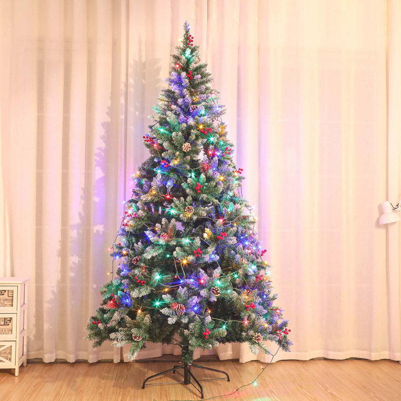 Arbre de Noël artificiel illuminé 71 ', 7,5 pi