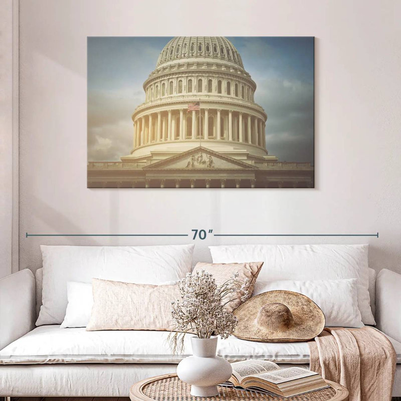 US Capitol, 30" H x 45" W
