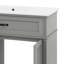 Ensemble de meuble-lavabo 36 po avec lavabo en céramique, 2 tiroirs et 2 portes, ensemble de meuble-lavabo simple avec cadre solide et panneau de fibres à densité moyenne-1102642778