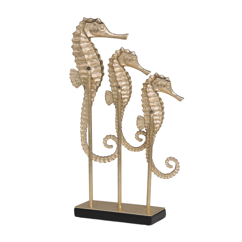 Sculpture mortimer trois hippocampes