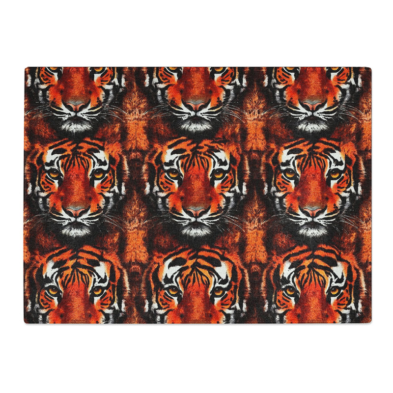 Tiger Pattern Vol.2  Glass Chopping Board