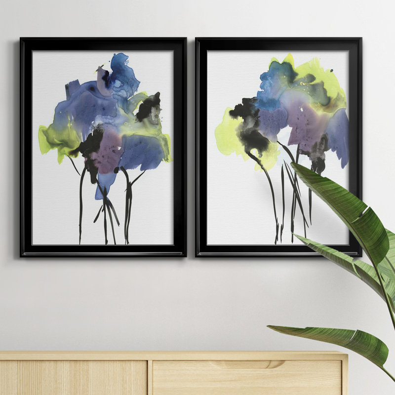 Nature's Bouquet I, reproduction encadrée de qualité supérieure - prête à être accrochée, Cadre noir