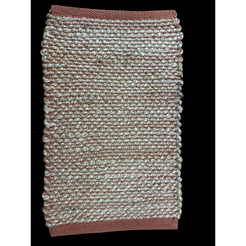 Rectangle 160 cm x 230 cm Jute / Sisal and Cotton Area Rug