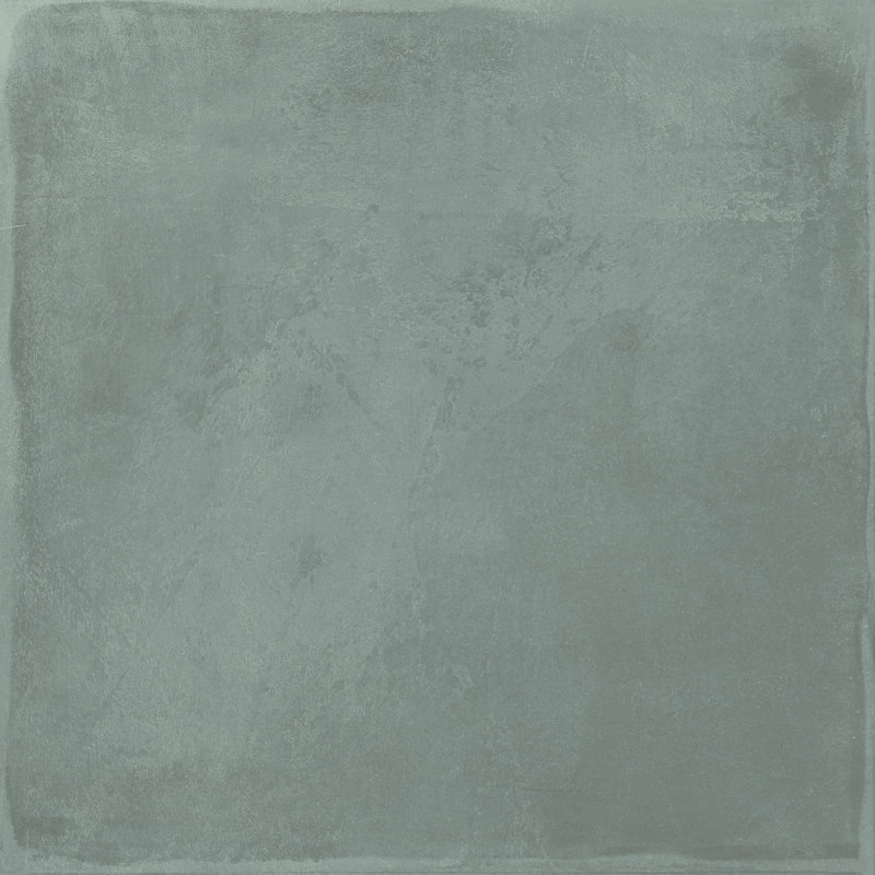 Maiolica 8" x 8" porcelain Concrete Look Wall & Floor Tile, Blue Steel