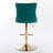 Swivel Velvet Barstools with Adjusatble Seat Height-1880070280-1880070281