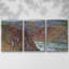 Monet, reproduction sur toile 3 pièces-1140786429-1140786431