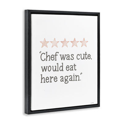  Art mural encadré «Cute Chef» par House Fenway