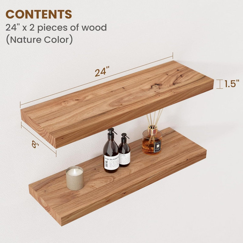 Wood Floating Shelf