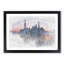 View of Shanghai in China in Abstract - Picture Frame Graphic Art Print-55759740-55759741