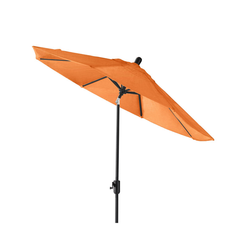 Parasol de marché Sunbrella® 8 pi 8 po Natalie, Saphir noir, Toile Sunbrella® toscan