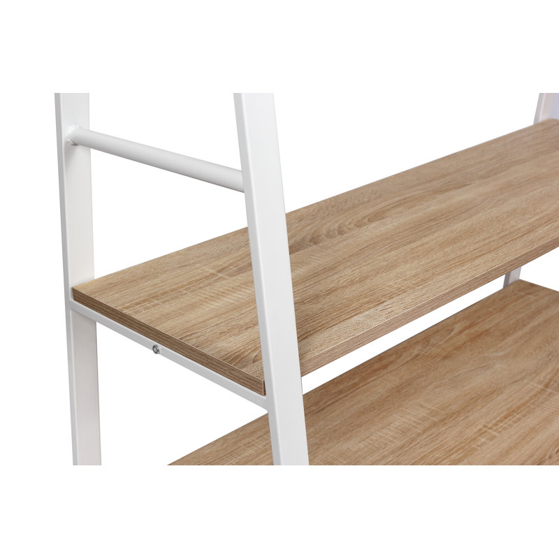 Gooding 110cm Clothing Rack, White/Light Oak