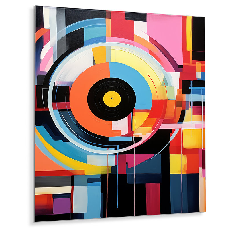 Popart Disque vinyle Reverie I - Disque vinyle, H 20 po x l 12 po x P 1 po