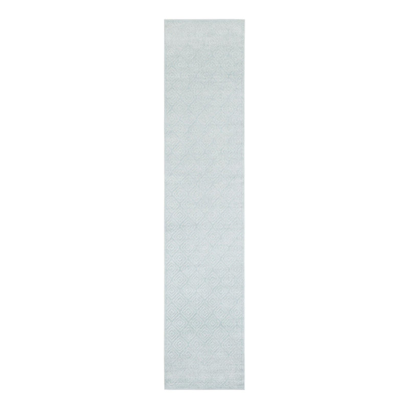 Sabrina Soto Logan Indoor/Outdoor Rug Light Blue, Runner 2'7" x 12'