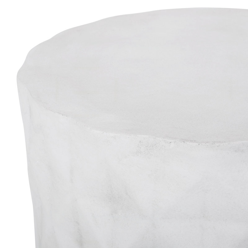 Table d'appoint d'extérieur en béton léger