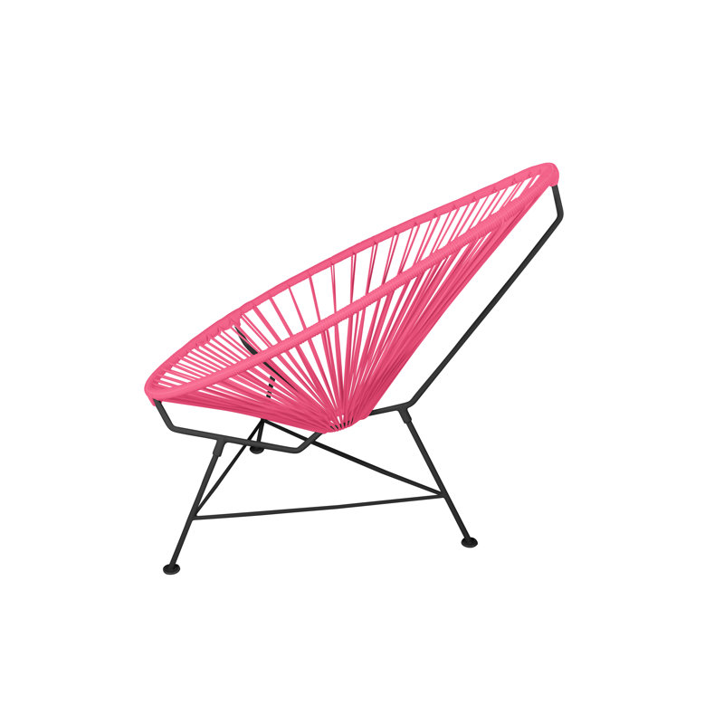 Chaise de jardin, Rose/noir