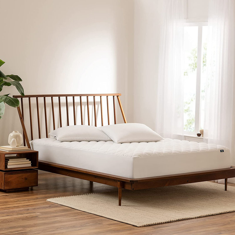 Protège-matelas imperméable Serta Power Clean Max avec poche profonde de 15 po, Double