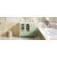 Armoire de salle de bain 36 po avec portes à texture gaufrée, meuble-lavabo avec quatre tiroirs et deux portes à fermeture en douceur, rangement de salle de bain avec portes en verre