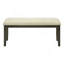 Banc, 44 rectangulaires, salle à manger, vestibule, cuisine, couloir, rembourré, bois, bois massif gris crème, transitionnel