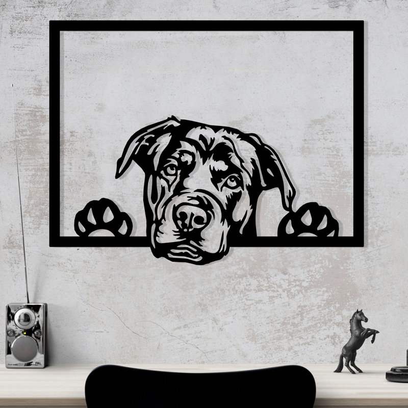 Decorative Metal Wall Accessory, Black Finish, 27.6 x 21.3 inches | 100% Metal Construction, Thickness: 0.05 inches | Stylish Home Décor for Living Room, Bedroom, or Office | Durable & Modern Design