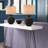 Neutral Textured Ceramic 18" Table Lamp, Round - 9" x 9" x 18"-1559025944