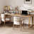 Brown Rectangle Solid Wood Desks-107193966