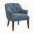 Bleu 100% polyester est en rupture de stock