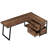 53" Reversible L-Shaped Computer Desk With 3 Drawers And Storage Shelves (Not Including Chair)-997365366