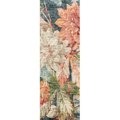 Emiliana Orange Cushioned Kitchen Mat
