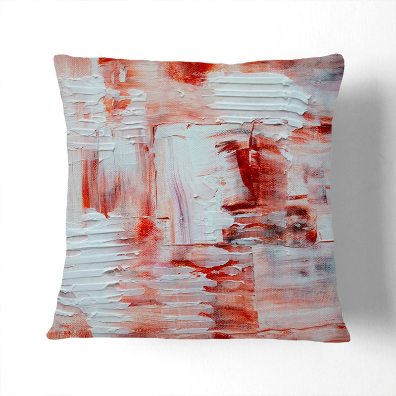 Abstract Square Throw Cushion, Black, 40 x 40 cm