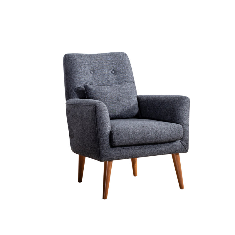 Oritz 2 - Piece Living Room Set, Anthracite 100% Linen