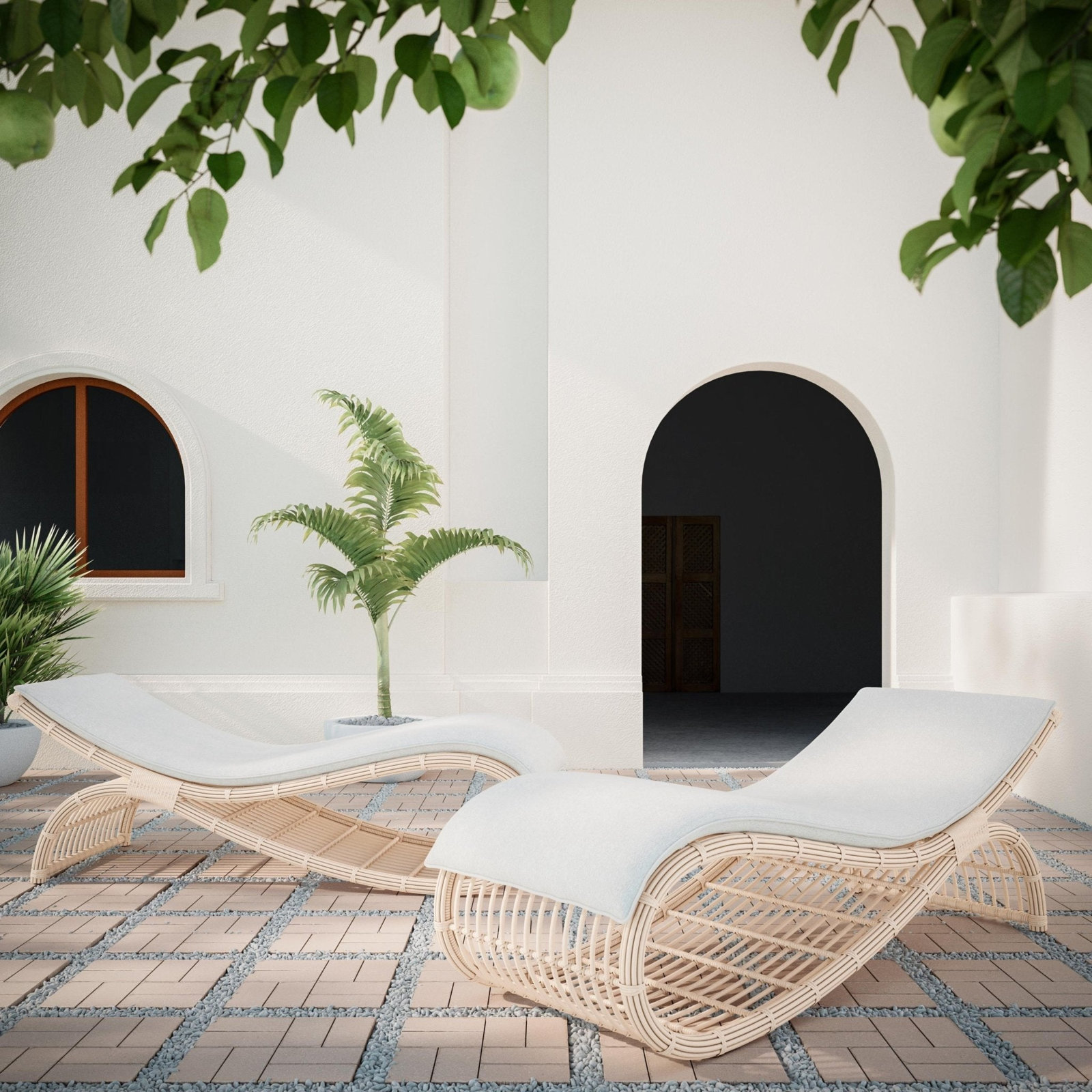 Paloma 28" Patio Chaise Lounge