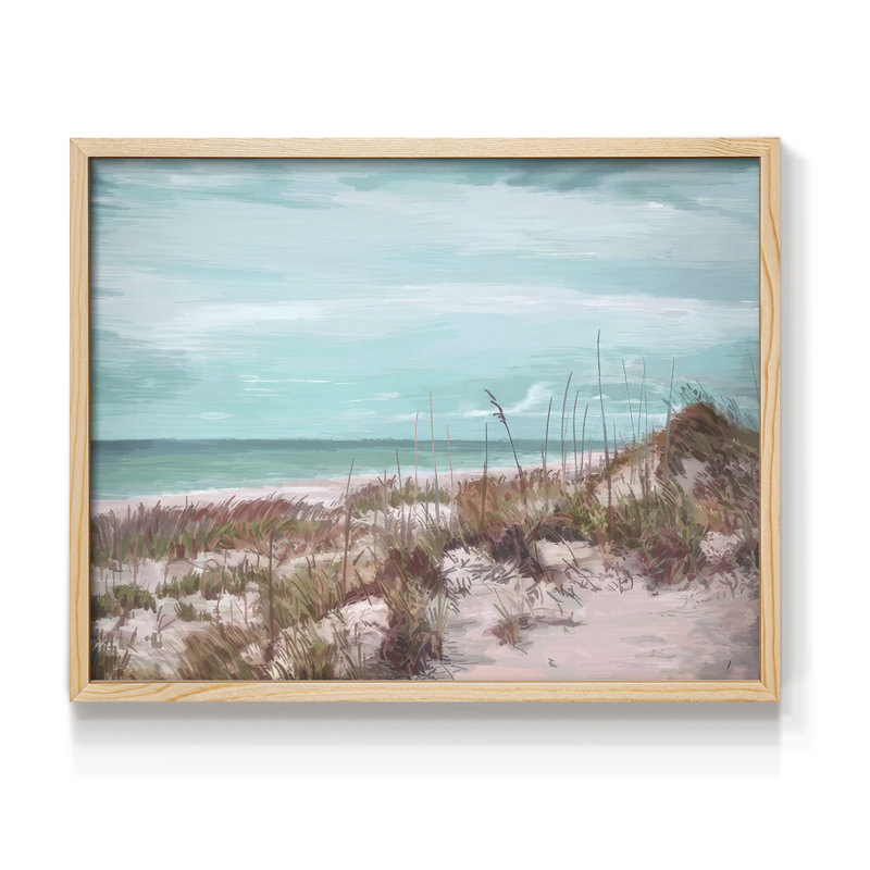 Dramatic Dunes IV - Reproduction encadrée - Restickable, Naturel, H 11 po x l 14 po