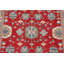 Tapis oriental fait à la main Kazak rouge 5 x 7