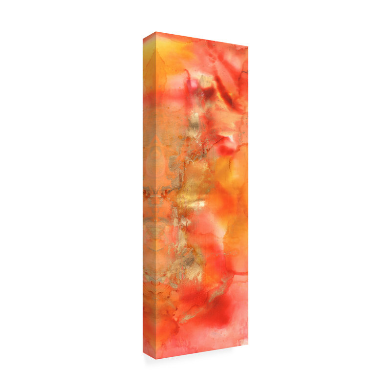 Peinture supérieure sur toile III, H 32 po x l 10 po x P 2 po